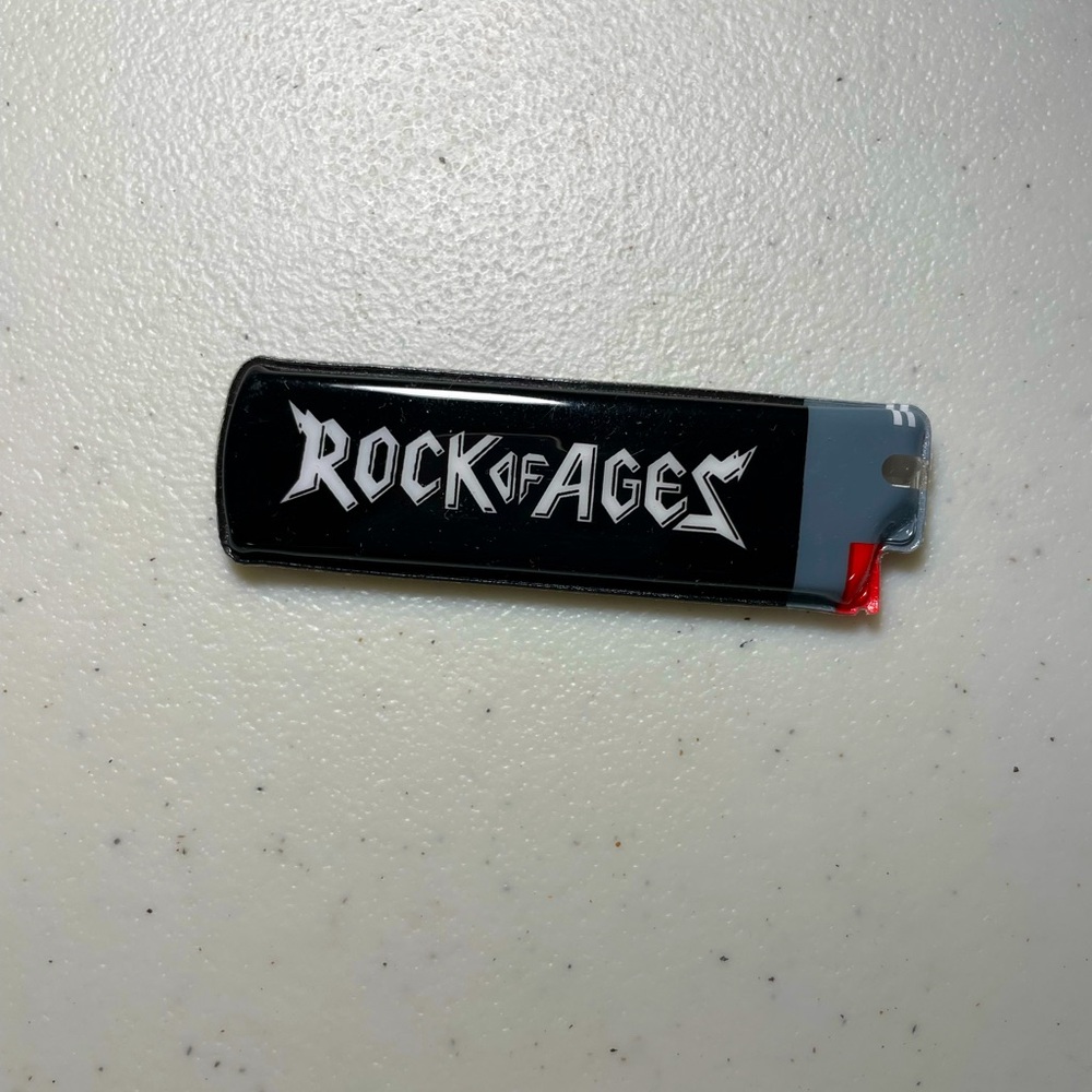 2010 Rock of Ages Play Mini Flashlight Broadway Collectble Still Working !!